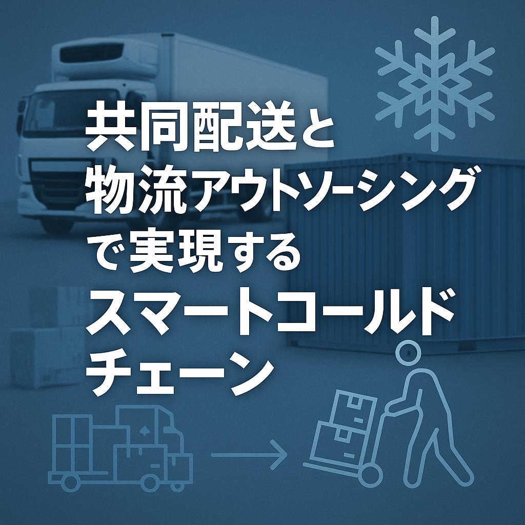 共同配送と物流アウトソーシングで実現するスマートコールドチェーン