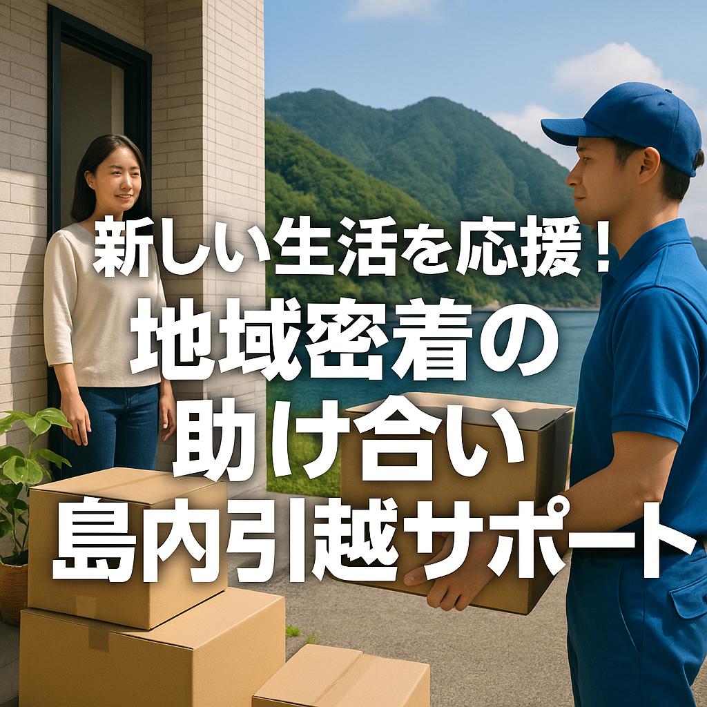 新しい生活を応援！地域密着の助け合い島内引越サポート