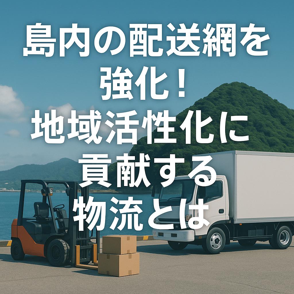 島内の配送網を強化！地域活性化に貢献する物流とは