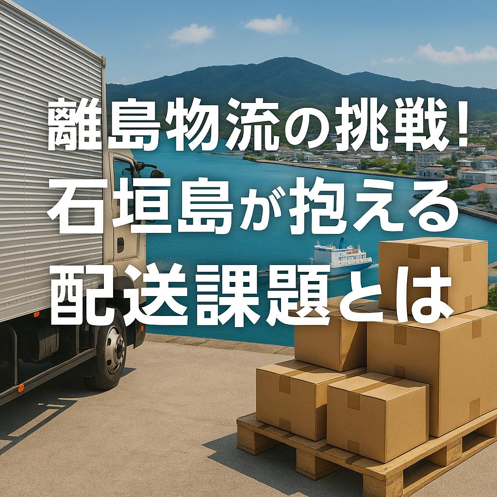 離島物流の挑戦！石垣島が抱える配送課題とは
