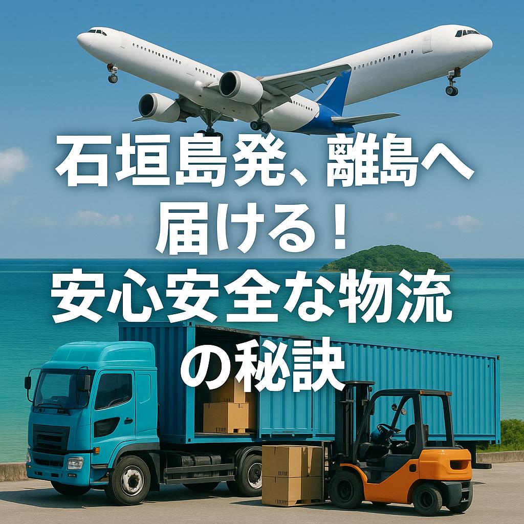 石垣島発、離島へ届ける！安心安全な物流の秘訣