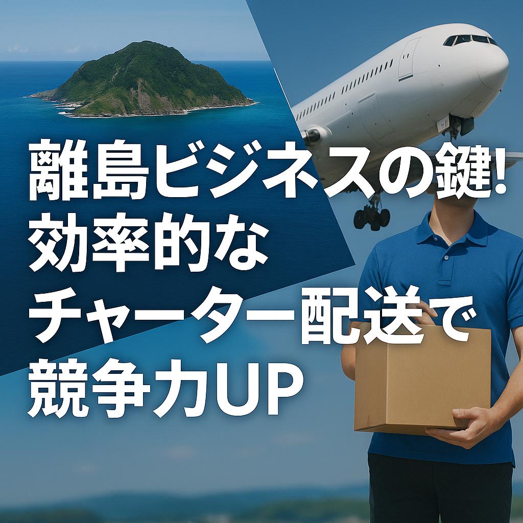 離島ビジネスの鍵！効率的なチャーター配送で競争力UP