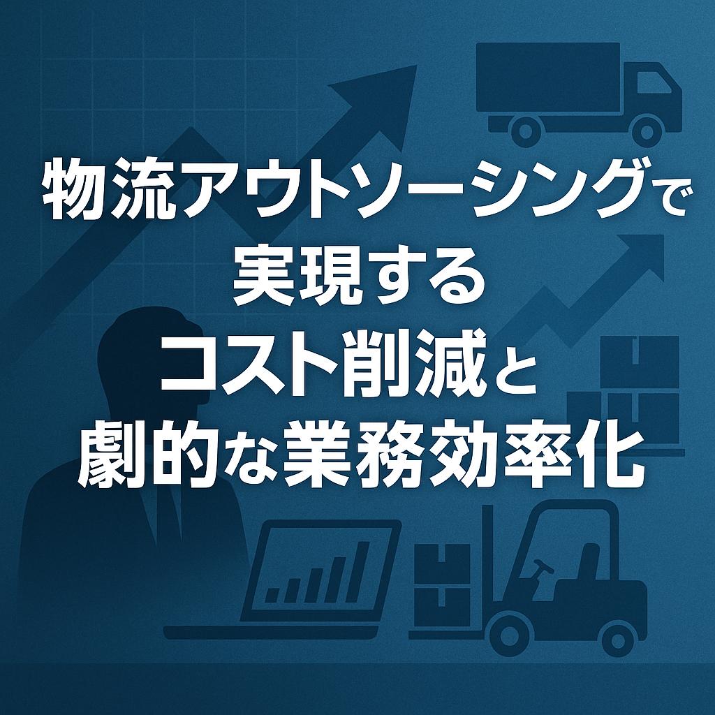物流アウトソーシングで実現するコスト削減と劇的な業務効率化
