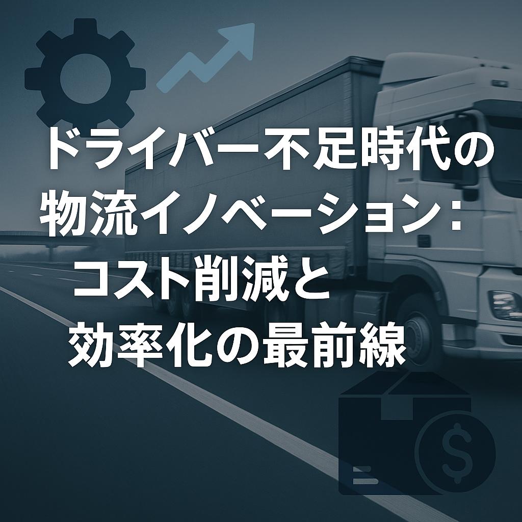 ドライバー不足時代の物流イノベーション：コスト削減と効率化の最前線