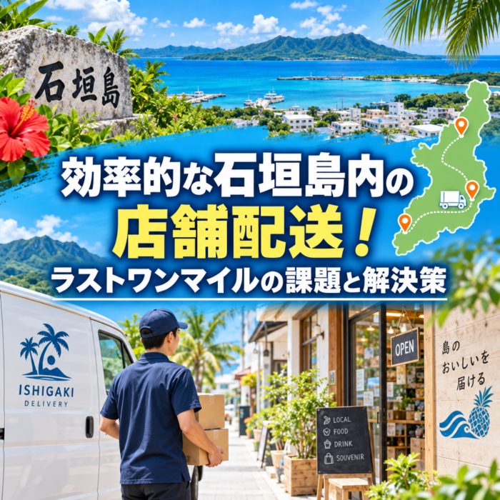効率的な石垣島内の店舗配送！ラストワンマイルの課題と解決策